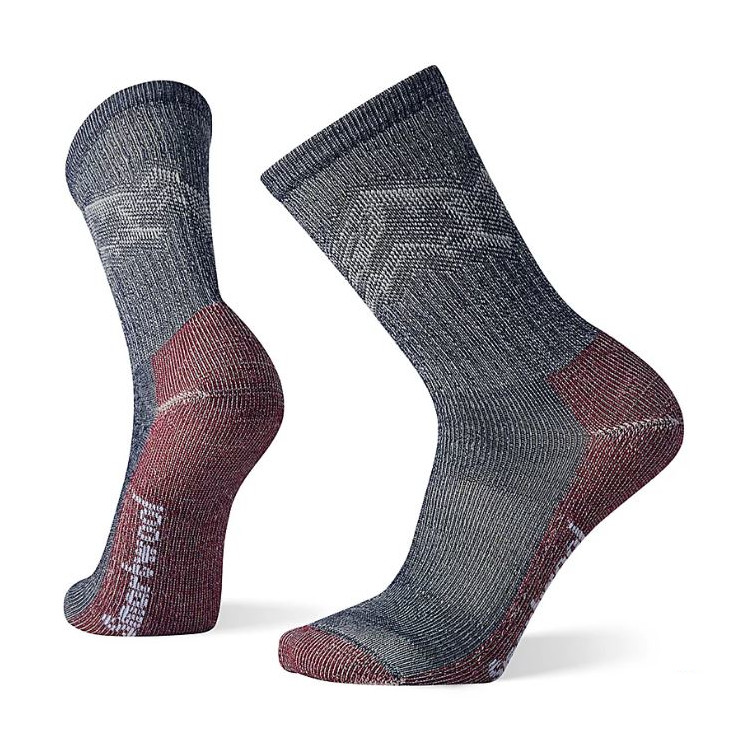 Smartwool Classic Hike Light Cushion Mountain Pattern Crew Sock